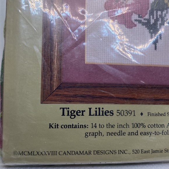 Tiger Lilies Counted Cross Stitch Needlepoint Kit 50391 by Something Special - Picture 8 of 8